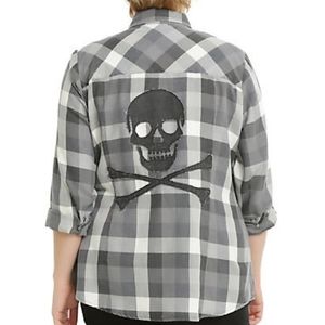 Skull flannel